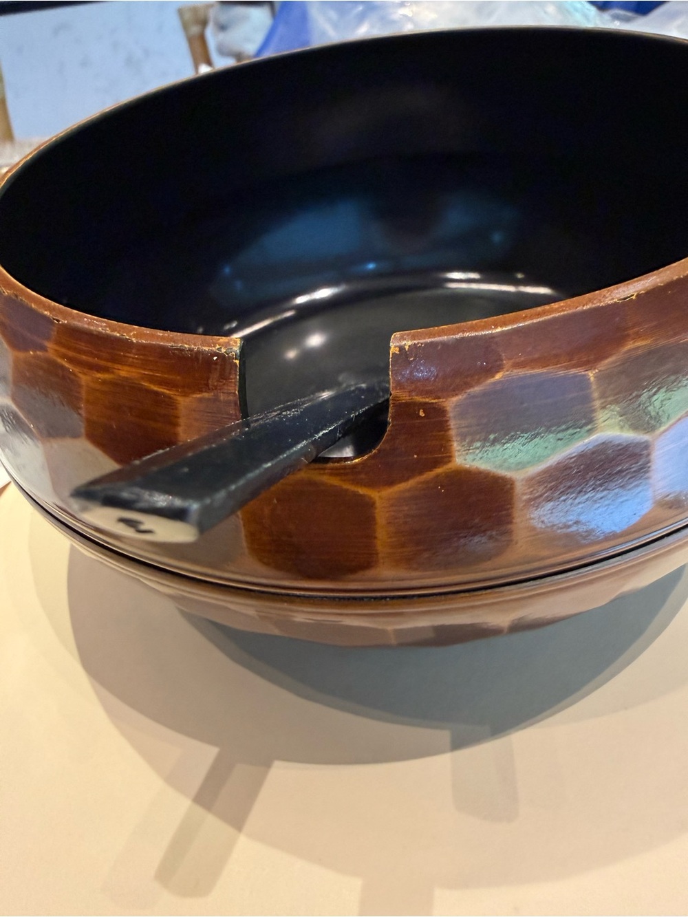 Japanese Lacquered Rice Server - Picture 6 of 8
